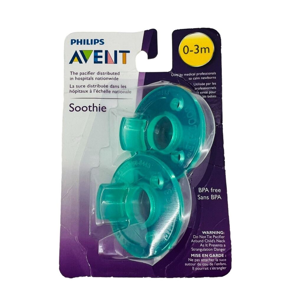 Philips Avent SCF190/01 Soothie 0-3mth Green 2 Count